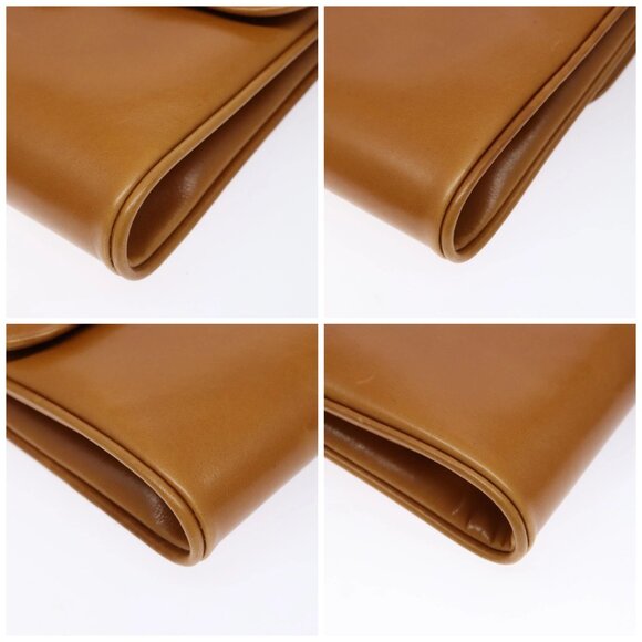 GUCCI Shoulder Bag Leather Brown Gold 004 056 0002 Auth ep10168 - Picture 13 of 15